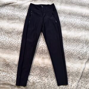 Member's Mark City Pant Black High-Waisted Leggings with Zipper Pockets - SMALL